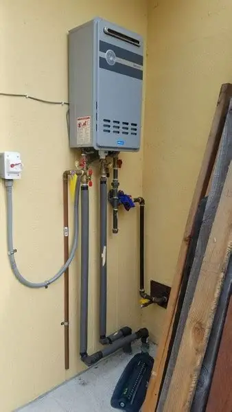 tankless water heater replacement