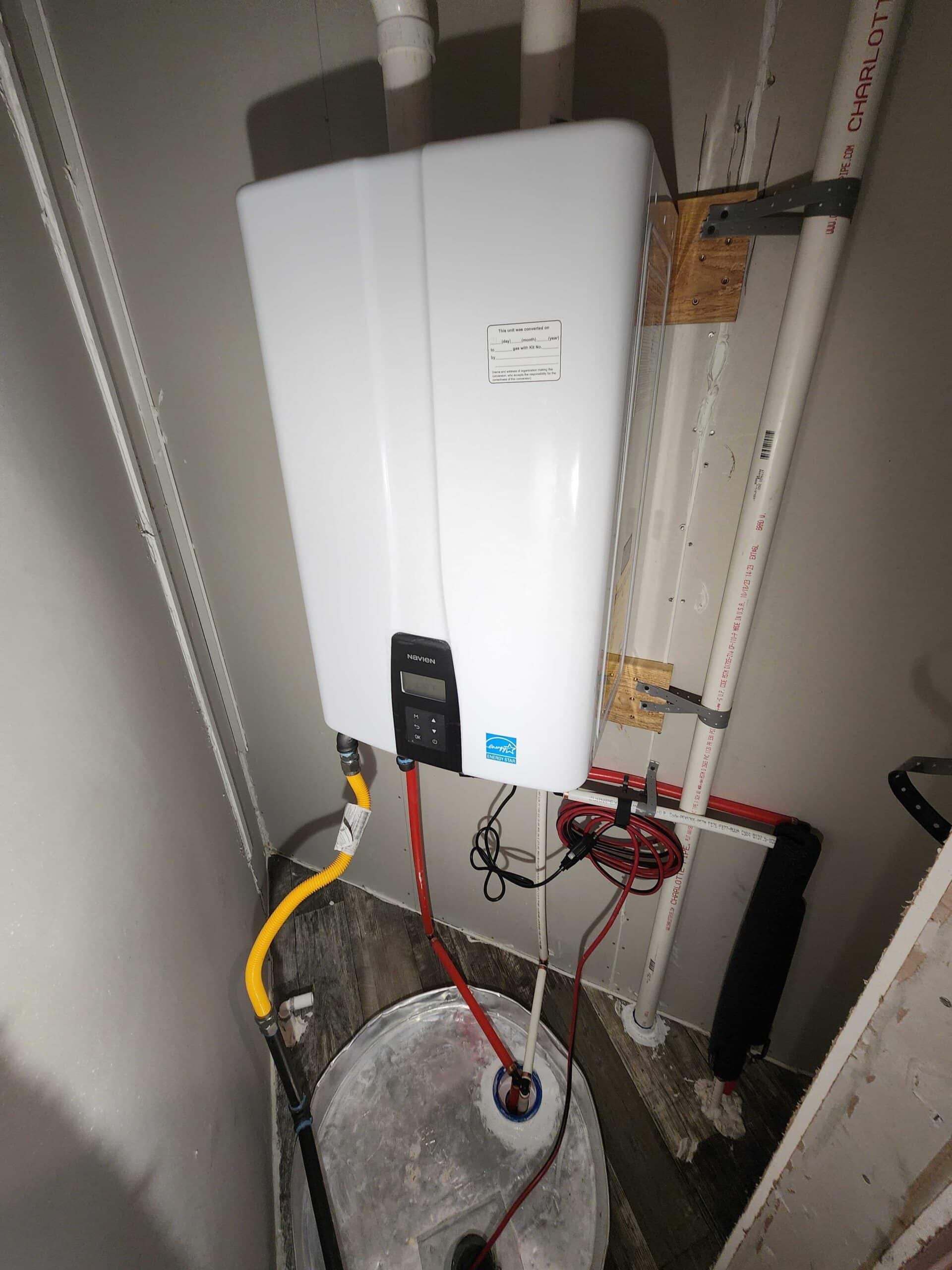 tankless water heater replacement